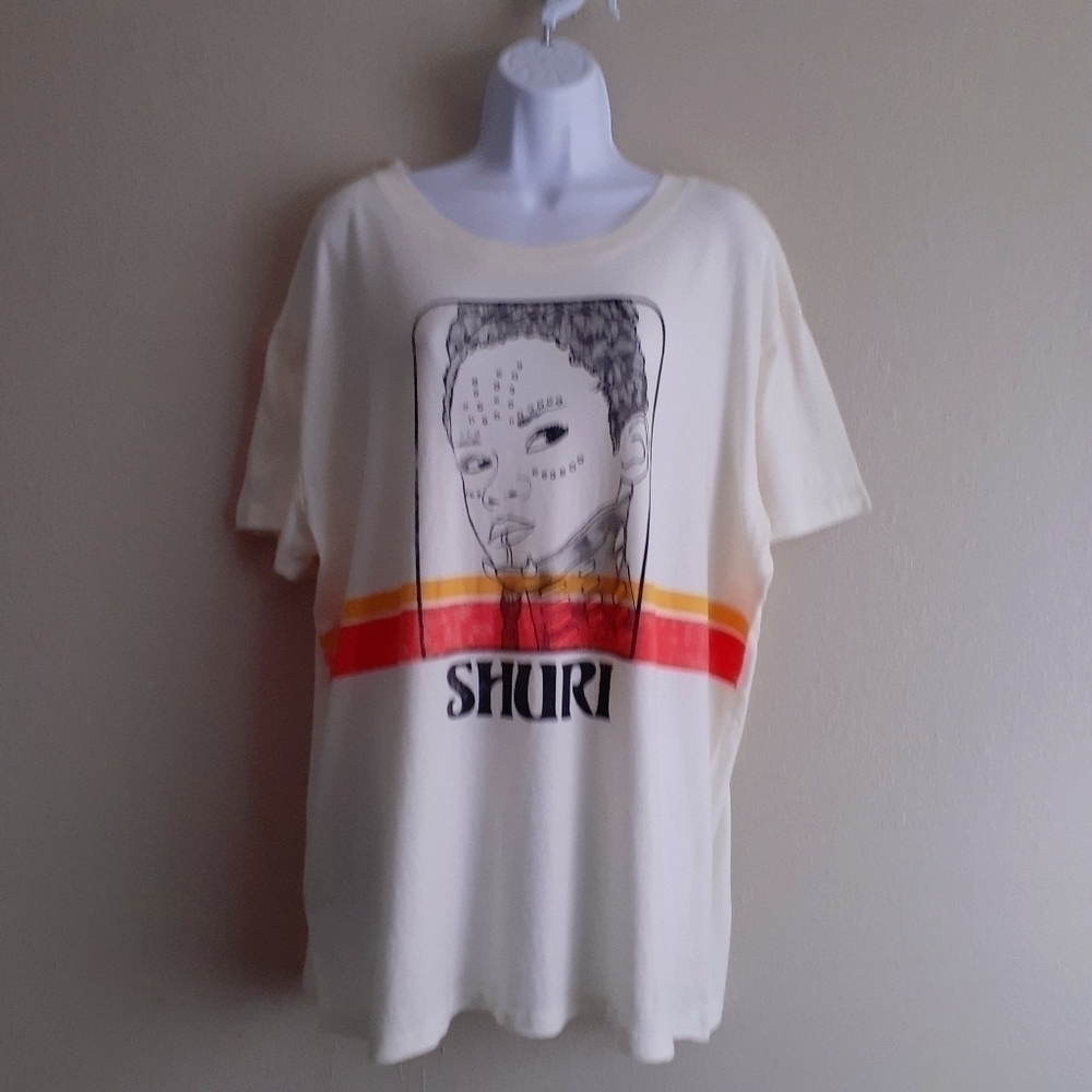 Marvel Black Panther Shuri Sun Short Sleeves  2XL